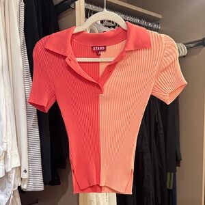 Staud Women's two tone top